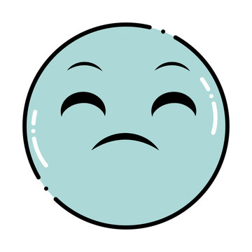 color disappointed face gesture emoji expression