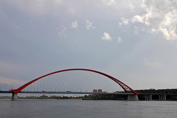 The new bridge of Novosibirsk