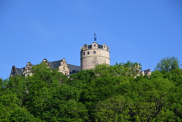 Fototapeta na wymiar Burg Kranichfeld, Thüringen