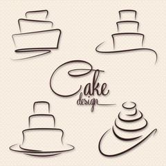 Cake Design Vector - 193779950
