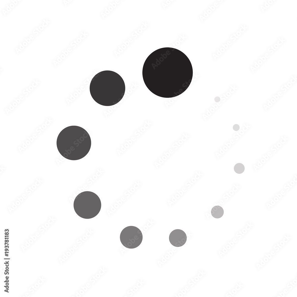 Poster loading icon on white background. loading sign. indicator for loading progress. flat style.