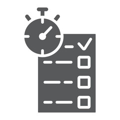 Quiz glyph icon, e learning and education, survey sign vector graphics, a solid pattern on a white background, eps 10.