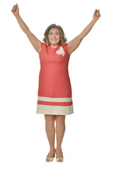Naklejka premium senior woman posing