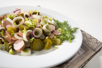 Insalata Bavarese di wurstel