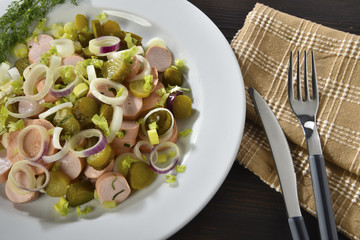 Insalata Bavarese di wurstel