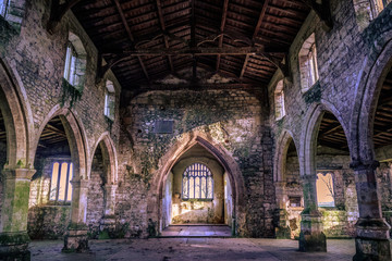 Fototapeta na wymiar Haunted & Spooky Skidbrooke Church