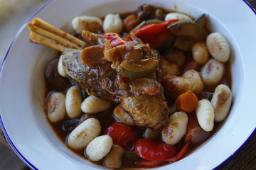 Meal Lamb shank Gnocchi   