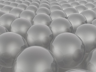 Obraz premium Grey spheres