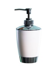 Obraz premium Soap dispenser over isolated white background