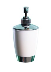 Obraz premium Soap dispenser over isolated white background