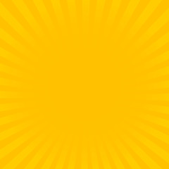 Fototapeta premium Sunburst yellow rays pattern. Radial sunburst ray background vector illustration