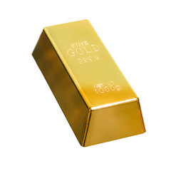 1kg golden over isolated white background