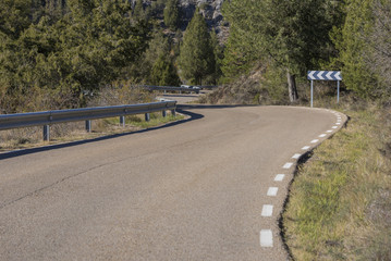Carretera de monta&ntilde;a.