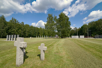 II Wojna Światowa - Największy w Polsce cmentarz żołnierzy niemieckich, Siemianowice Slaskie - obrazy, fototapety, plakaty
