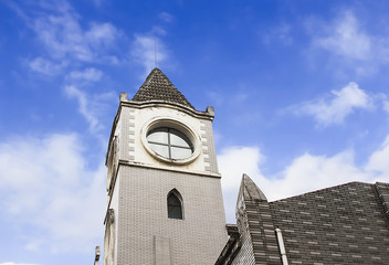 Fototapeta na wymiar Christian church building exterior