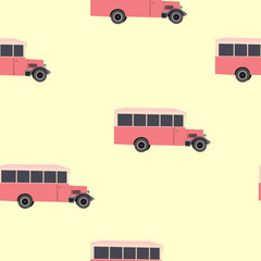 Seamless pattern "Buses"