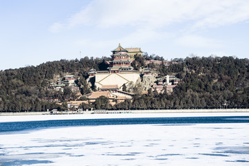 Scenery of Summer Palace in winter