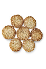 Cookies on a white background