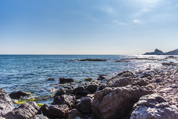 mediterranean beach landscape