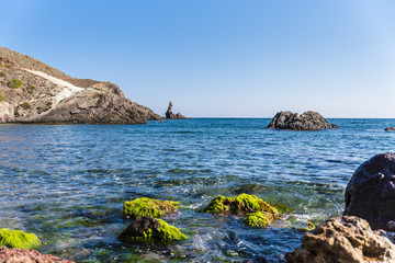 Fototapeta na wymiar mediterranean beach landscape