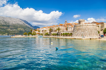 Fototapeta premium Town of Korcula, Dalmatia, Croatia