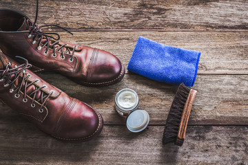  leather shoes and accessories for shoes care