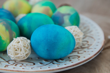 watercolor eggs
