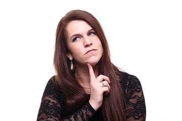 Naklejka premium Beautiful young woman