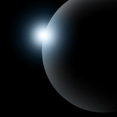 Abstract Partial Sun Eclipse