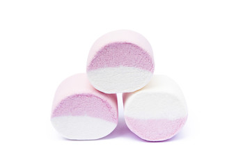marshmallow sweet isolated on white background