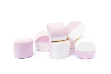 marshmallow sweet isolated on white background
