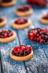 Fresh berry tartlets