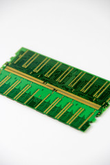 Details from the computer. RAM.