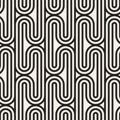Vector seamless lattice pattern. Modern stylish texture with monochrome trellis. Repeating geometric grid. Simple graphic background.