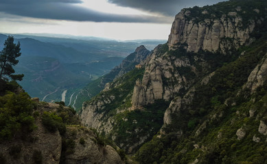 Naklejka premium View from Montserrat
