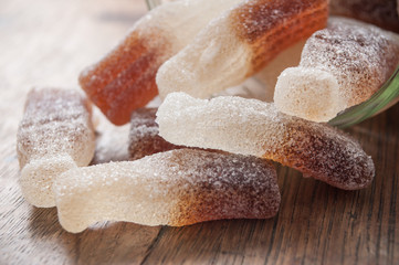 bonbons acidulés au gout cola