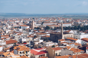 Fototapeta na wymiar Panoramic view of Didymoteicho town, Greece.