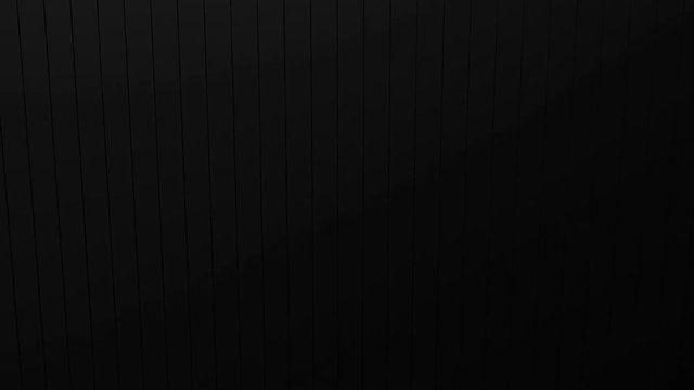 Jalousie closing and opening. Loopable. Luma matte. 3D rendering.