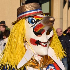 A colourful parade of carnival masks in the city of Basel, Switzerland, revives a centuries old...