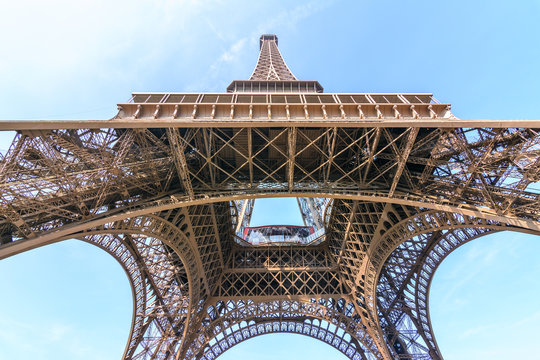 eiffel tower closeup paris - Powered by Adobe