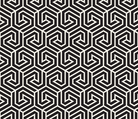 Vector seamless pattern. Modern stylish abstract texture. Repeating geometric tiles