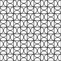 Vector geometric seamless pattern - simple mosaic design