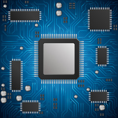 Illustration of Circuit Board