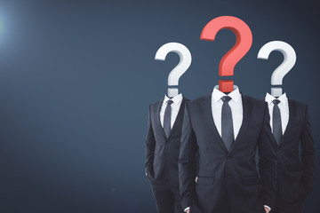 Confusion and teamwork concept