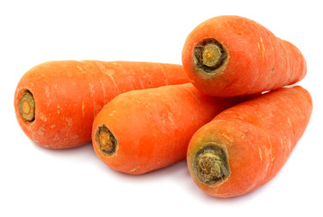 Carrots isolated