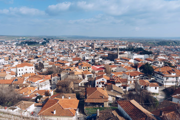 Fototapeta na wymiar Panoramic view of Didymoteicho town, Greece.