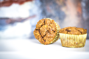 Homemade delicious healthy muffins