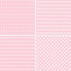 Different flower vector patterns.