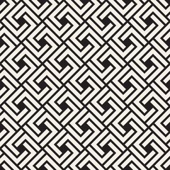 Vector seamless lattice pattern. Modern stylish texture with trellis. Repeating geometric grid. Simple graphic design background.