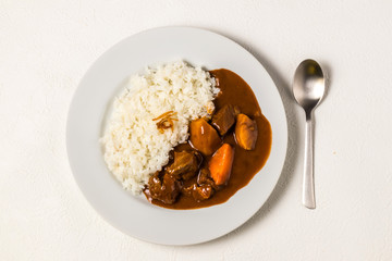 カレーライス　Curry and rice